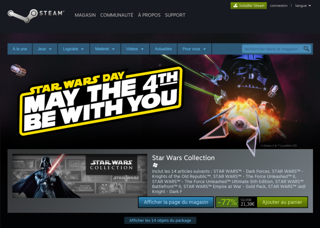 Steam Star Wars